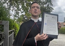 El cura coctelero, José Ceacero, en Belorado.