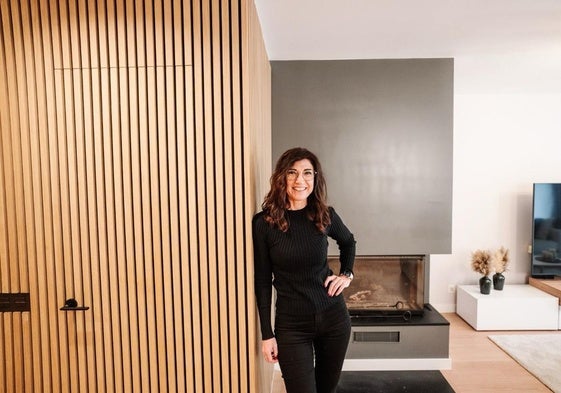 Eva Cuevas, reconcida interiorista en Burgos.