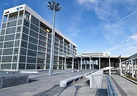 Entrada principal del Hospital Universitario de Burgos (HUBU).