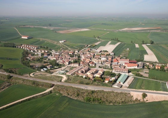 Vista de Villalbilla de Burgos, en Burgos.