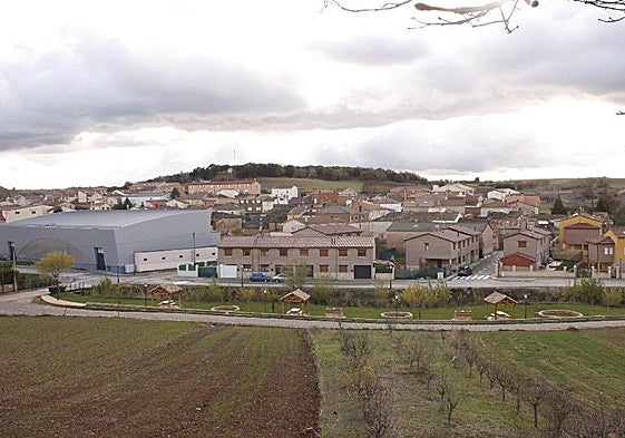 Vista de Valdorros, en Burgos.