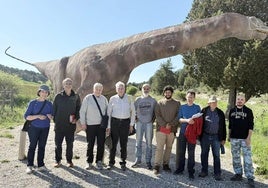 Visita yacimiento icnitas Mambrillas de Lara.