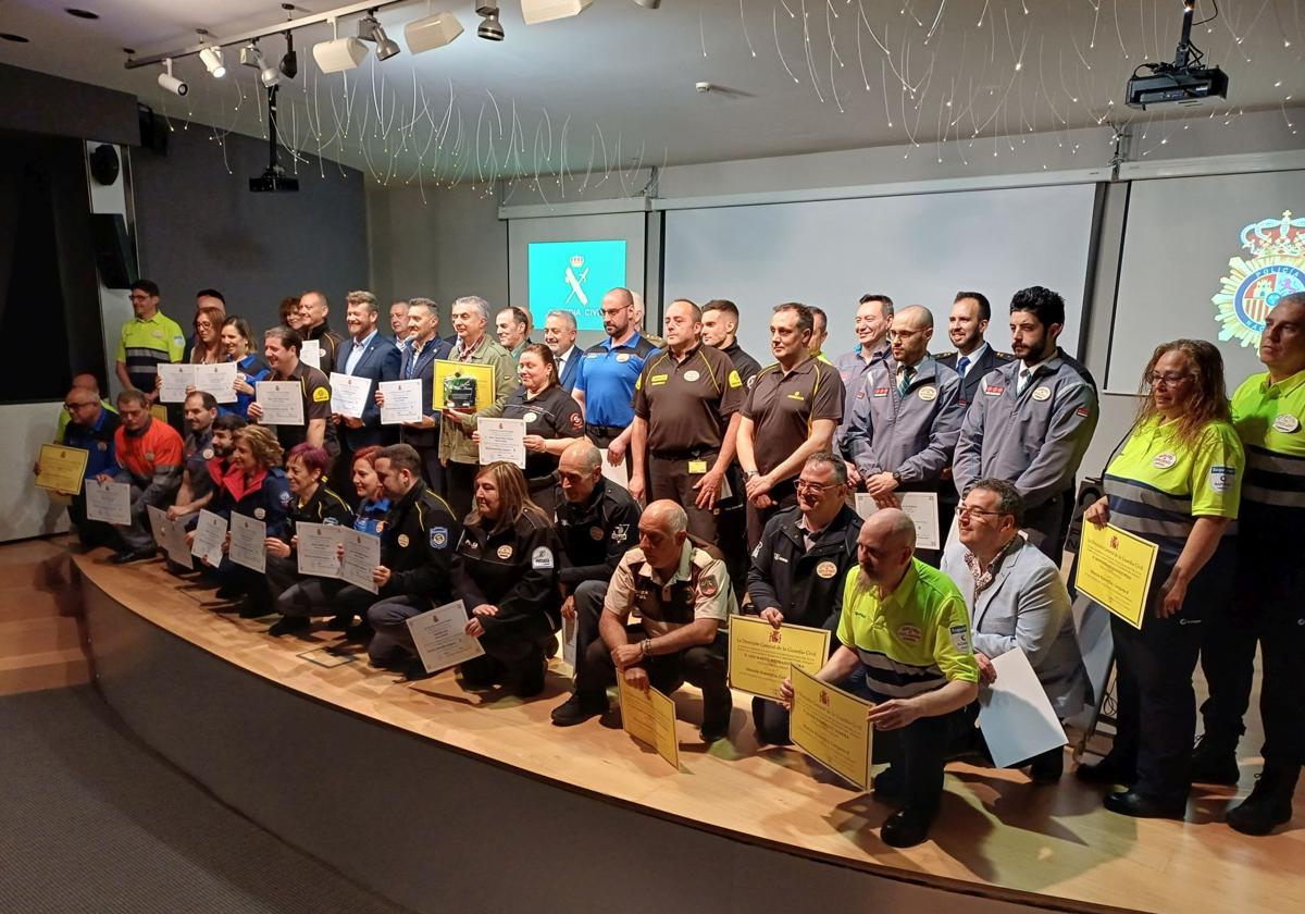 Premiados 39 profesionales de la seguridad privada de Burgos