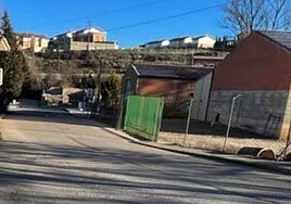 Estado del pavimento de la calle de Las Viñas.