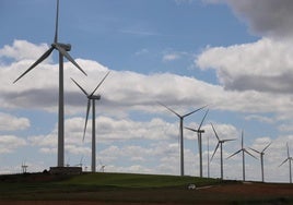 Parque eólico de la provincia de Burgos.