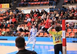 Ernesto López durante un partido.