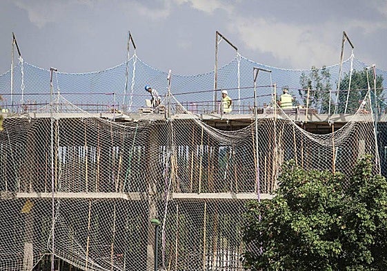 Viviendas en construcción.