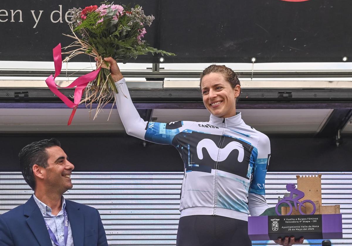 Marlen Reusser, ganadora de la Vuelta a Burgos Féminas en su X edición.