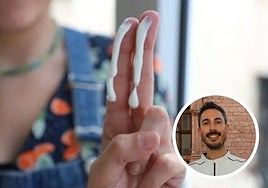 El experto en dermocosmética Alberto León en el detalle de la imagen.