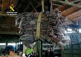 Desarticulan un grupo criminal dedicado al robo de cable de cobre