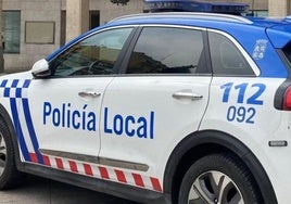 Vehículo de la Policía Local de Burgos.