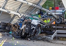 Imágenes del accidente mortal en la circunvalación de Burgos