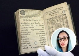 Almanaque de Nostradamus y la historiadora del arte Elena Rodríguez en detalle.