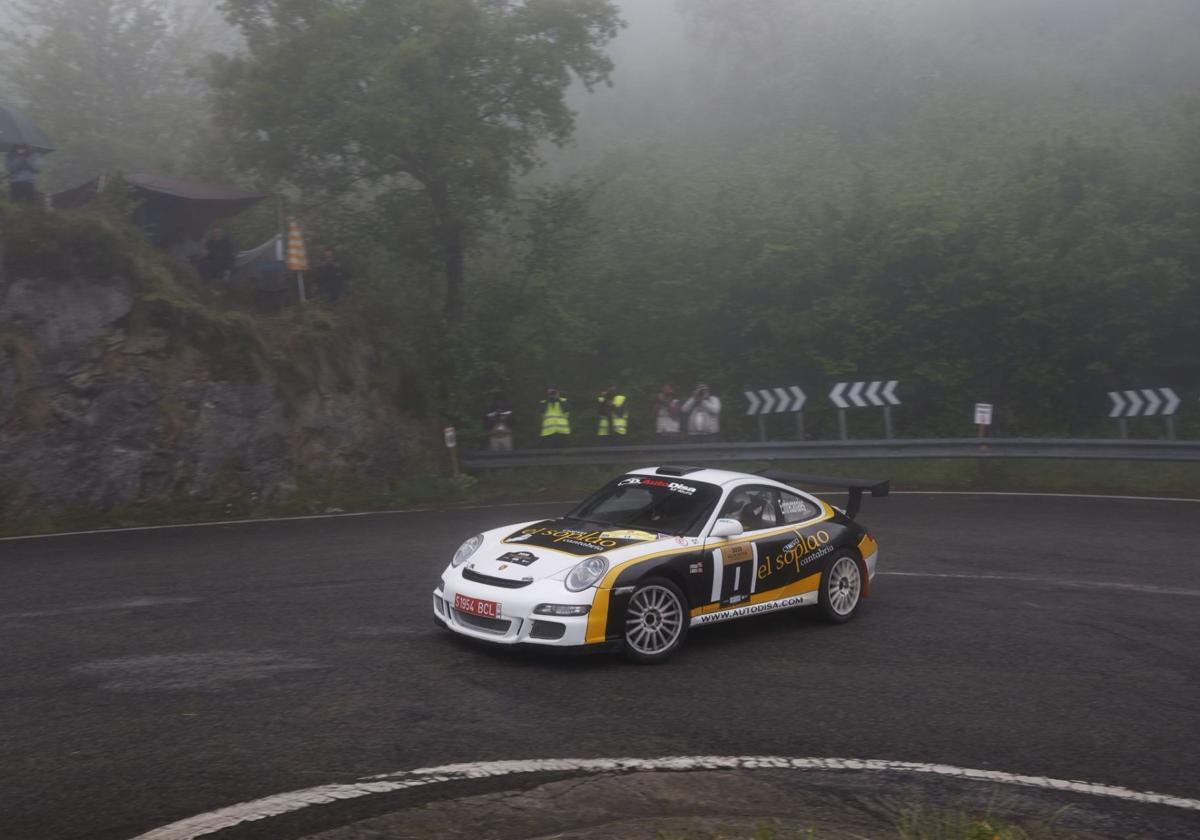 Imagen del rally de Hoznayo, celebrado en Liérganes, Cantabria.