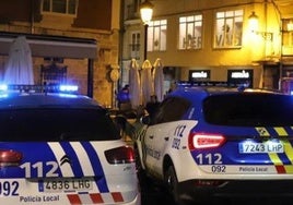 Imagen de archivo de un dispositivo de la Policía Local de Burgos.