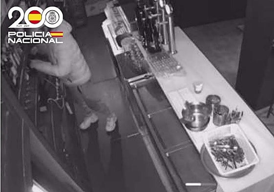 Robo en un bar del centro de Burgos.