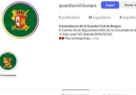 Captura de pantalla de la cuenta de Instagram.