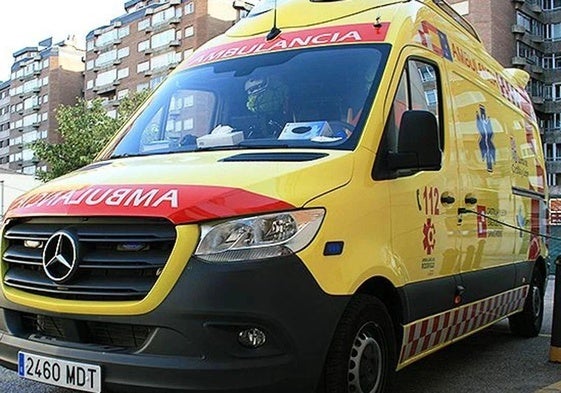 Ambulancia de Sacyl.