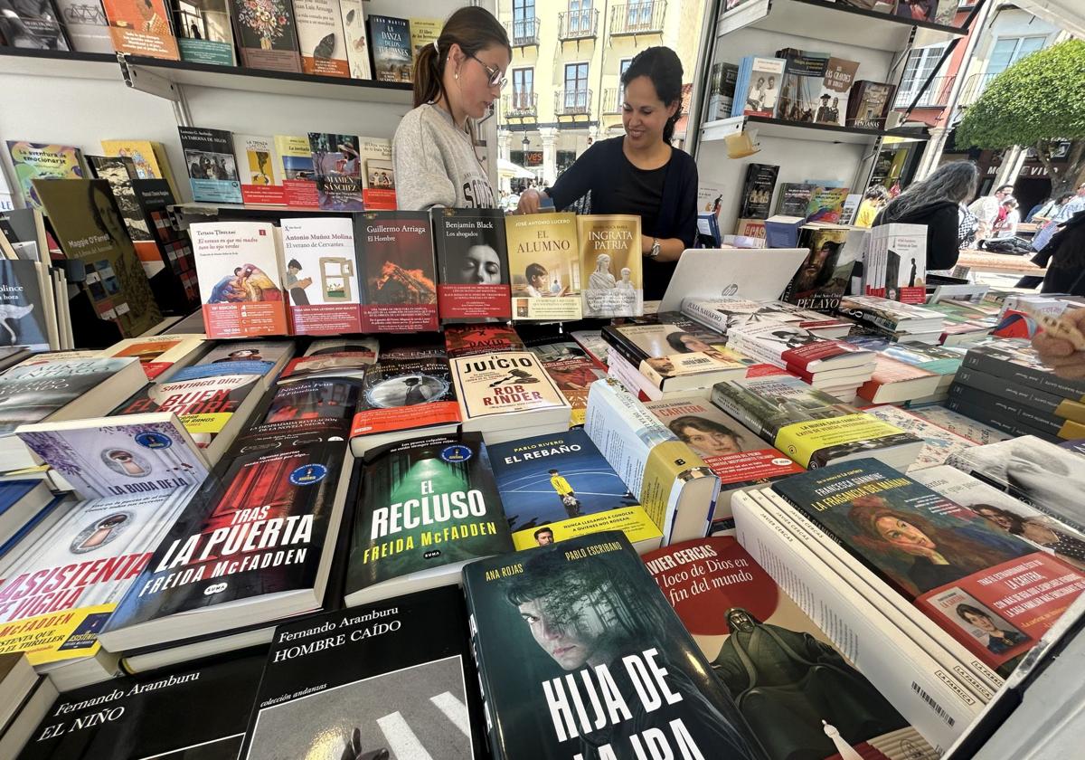 Caseta de Luz y Vida en la Feria del Libro de Burgos.