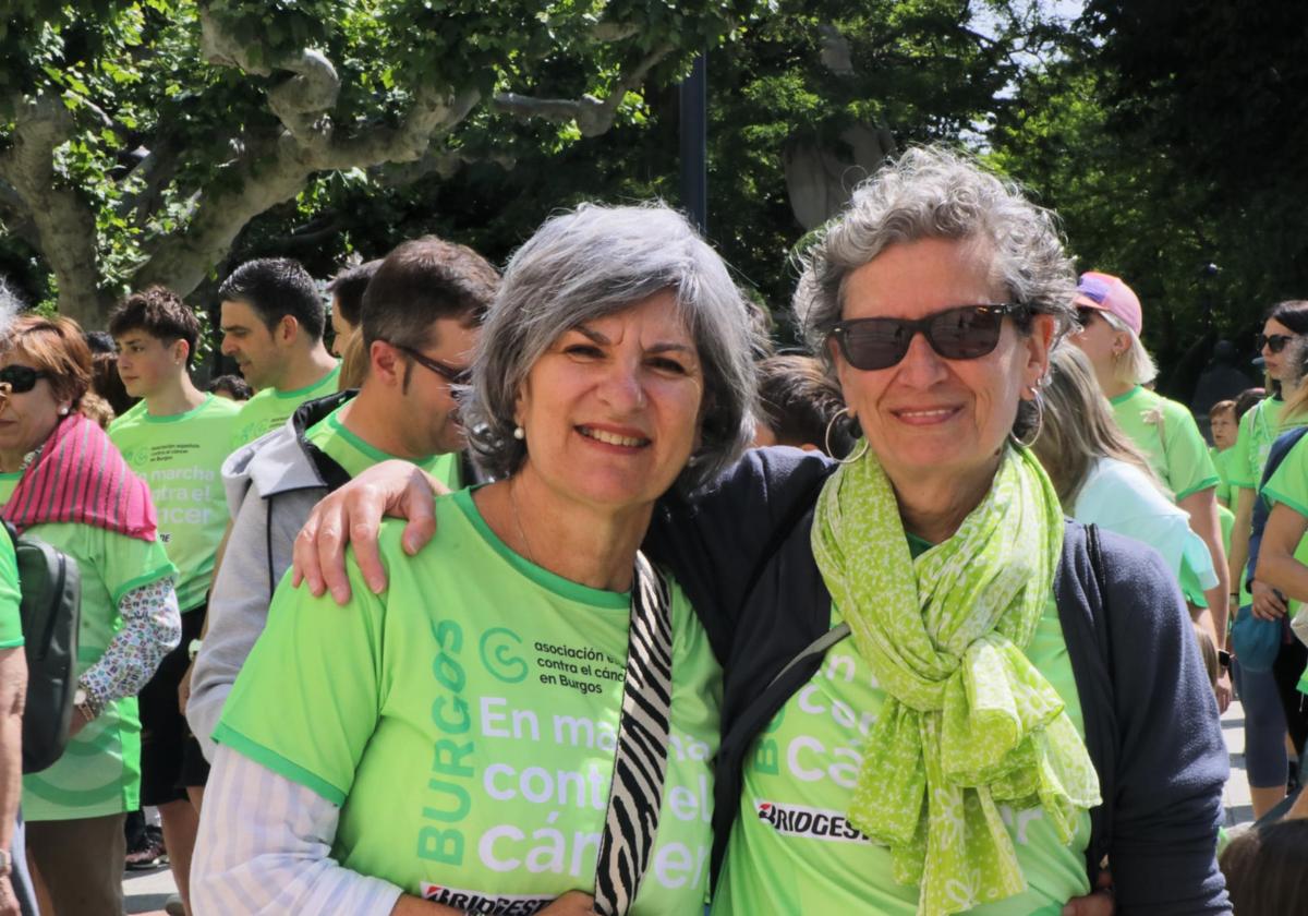 La marcha contra el cáncer de Burgos, en imágenes