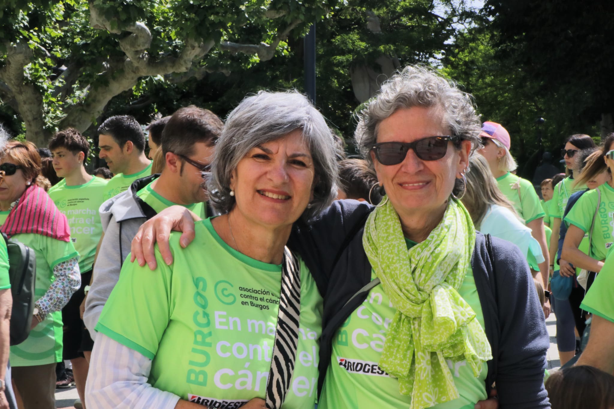 La marcha contra el cáncer de Burgos, en imágenes