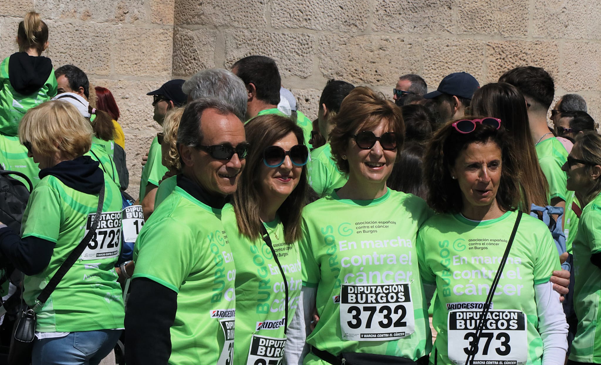 La marcha contra el cáncer de Burgos, en imágenes