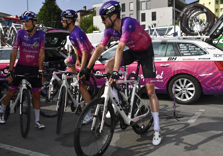 Ander Okamika, en el reciente Tour de Eslovenia.