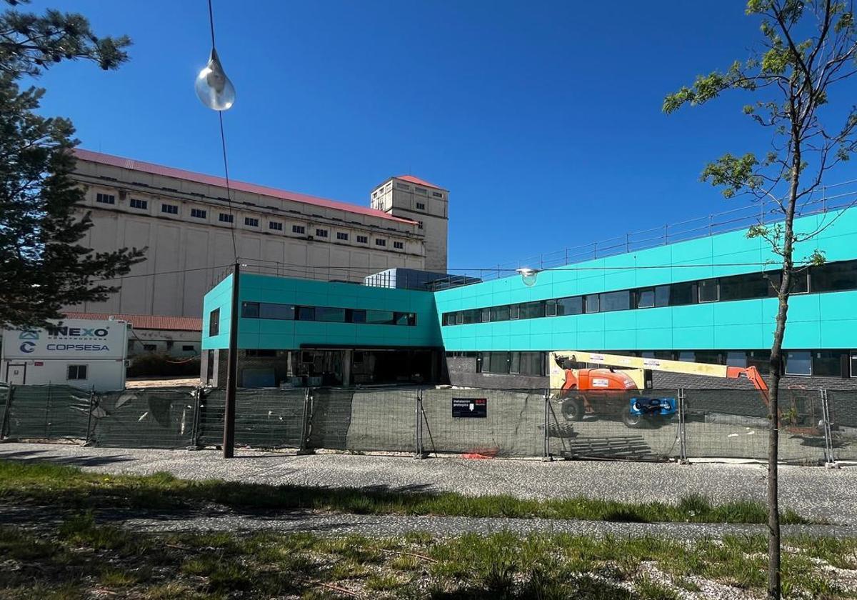 Aspecto reciente de las obras en el Centro de Salud García Lorca