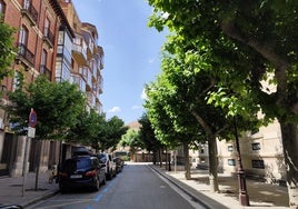 Calle Benito Gutiérrez, en Burgos.