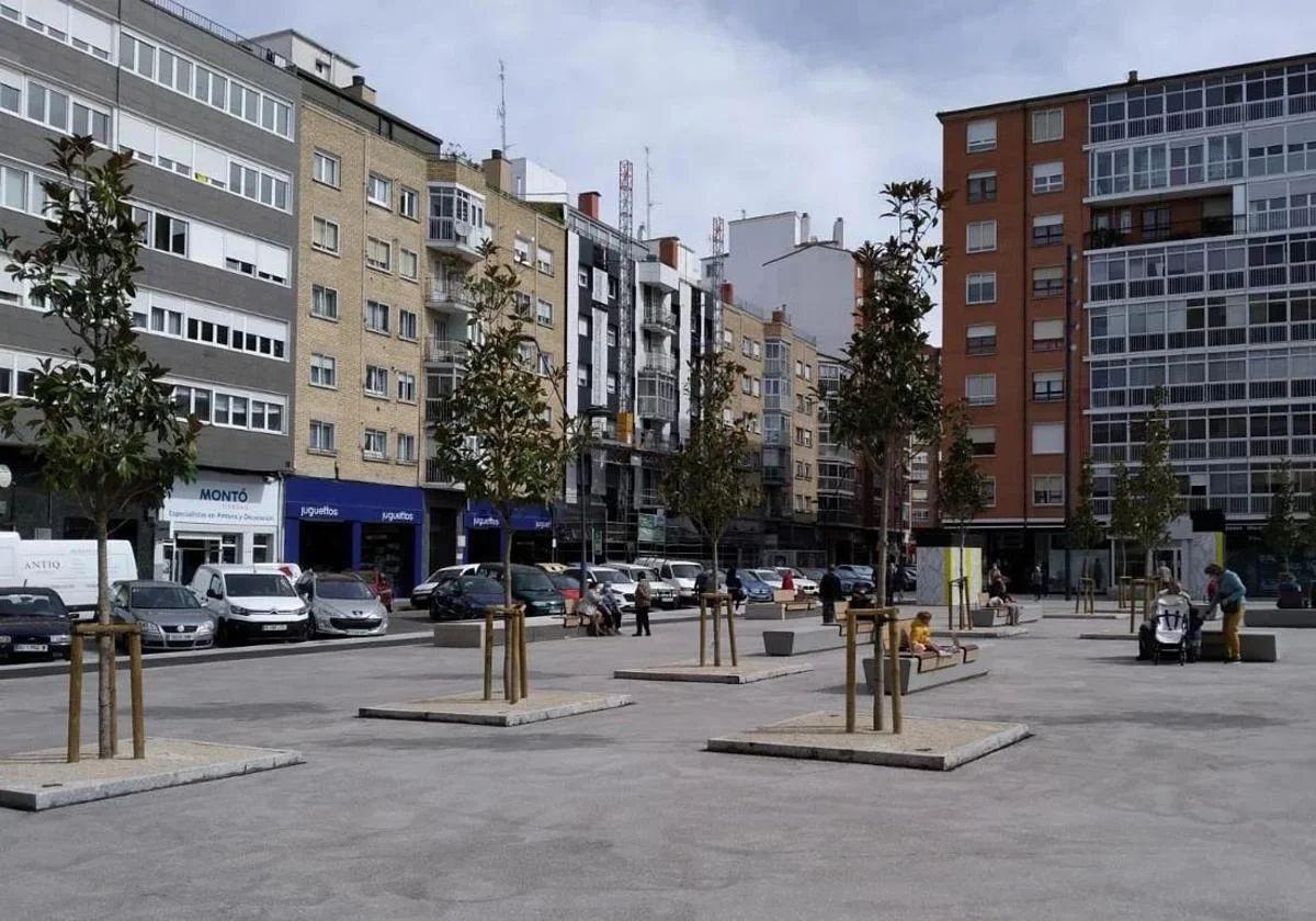 Parque Santiago, en Gamonal.