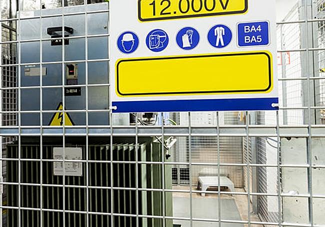 Protector del transformador de un aerogenerador.