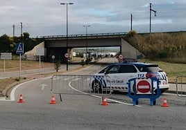 Corte por las barracas de los Sampedros de Burgos en la calle Laredo.