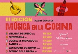 Los talleres Música en la Cocina llegan a cinco municipios de la provincia