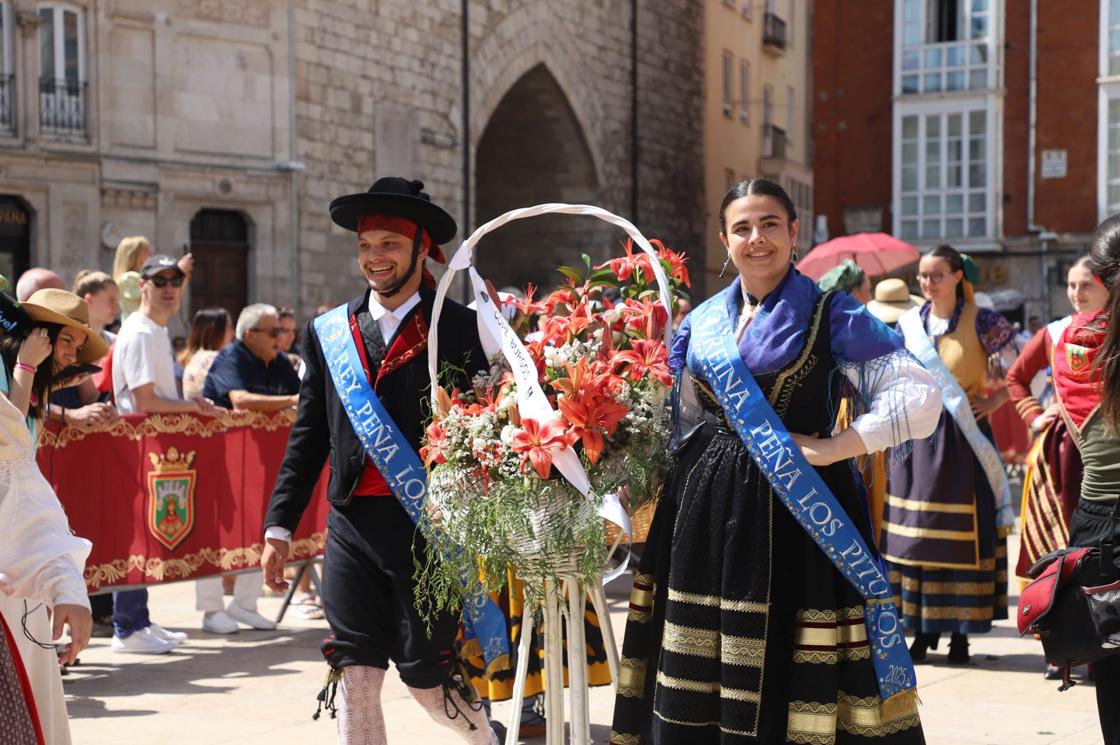 Flores, tradición y emoción: las imágenes de la Ofrenda Floral de los Sampedros 2025