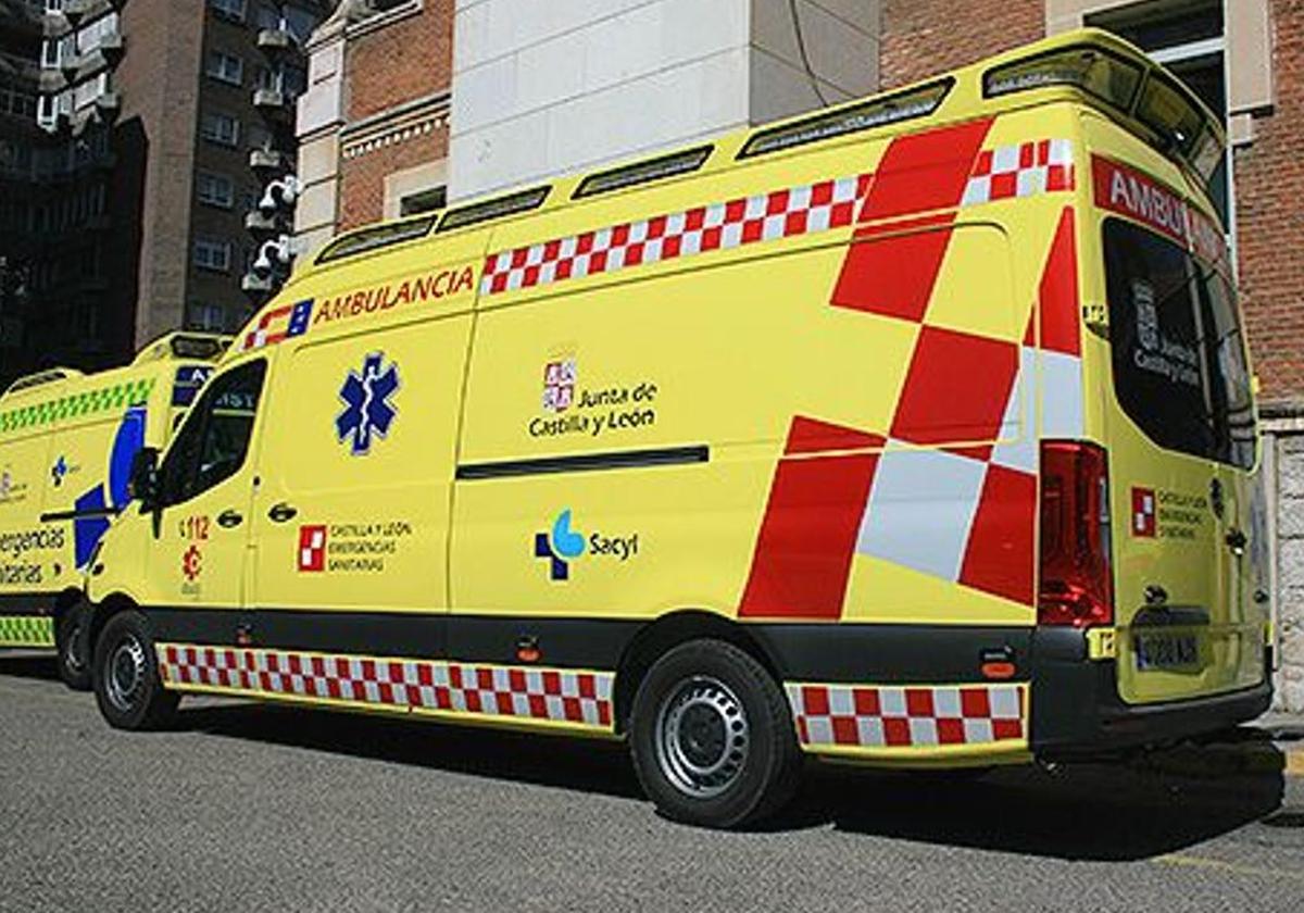 Unidad Medicalizada de Emergencias de Sacyl, en imagen de archivo.
