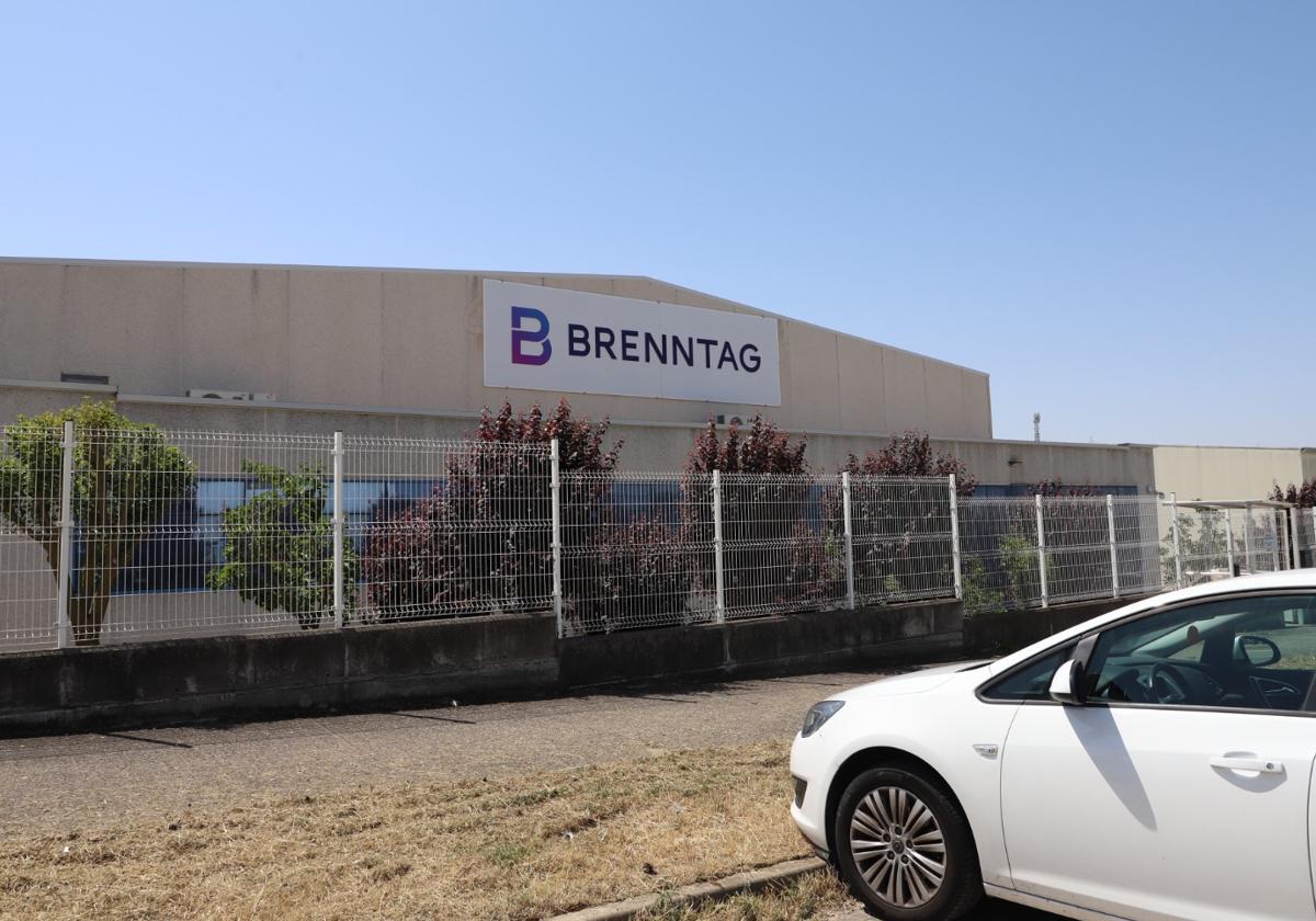 Empresa de Burgos afectada por el derrame de sosa cáustica.
