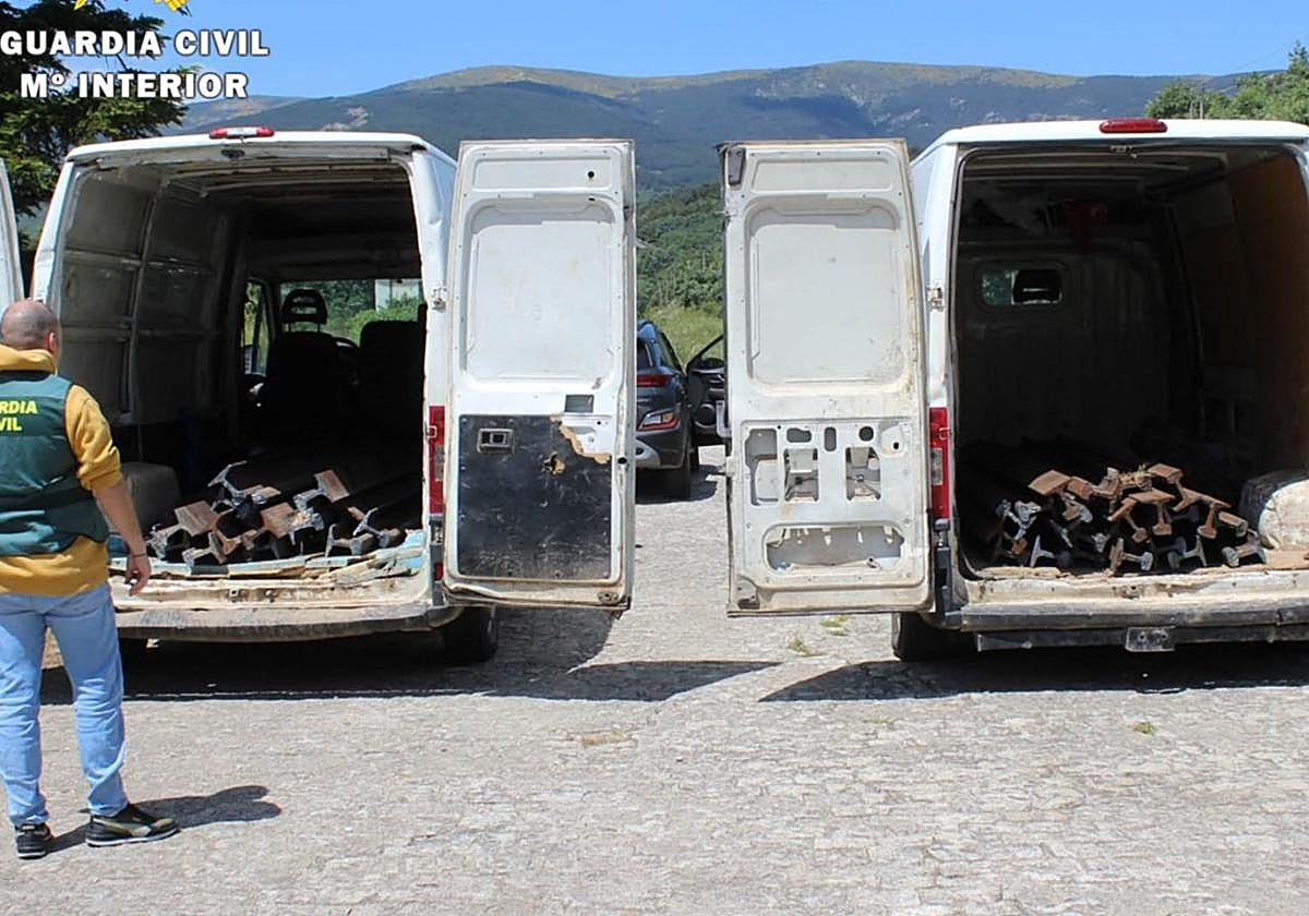 Material robado y posteriormente requisado en la provincia de Burgos.