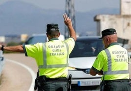 Imagen de archivo de un control de la Guardia Civil.