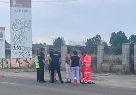 La Policía Nacional buscó pruebas en el lugar del crimen.