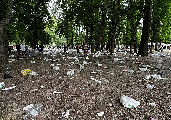 El Curpillos es uno de los momentos de mayor generación de basura.