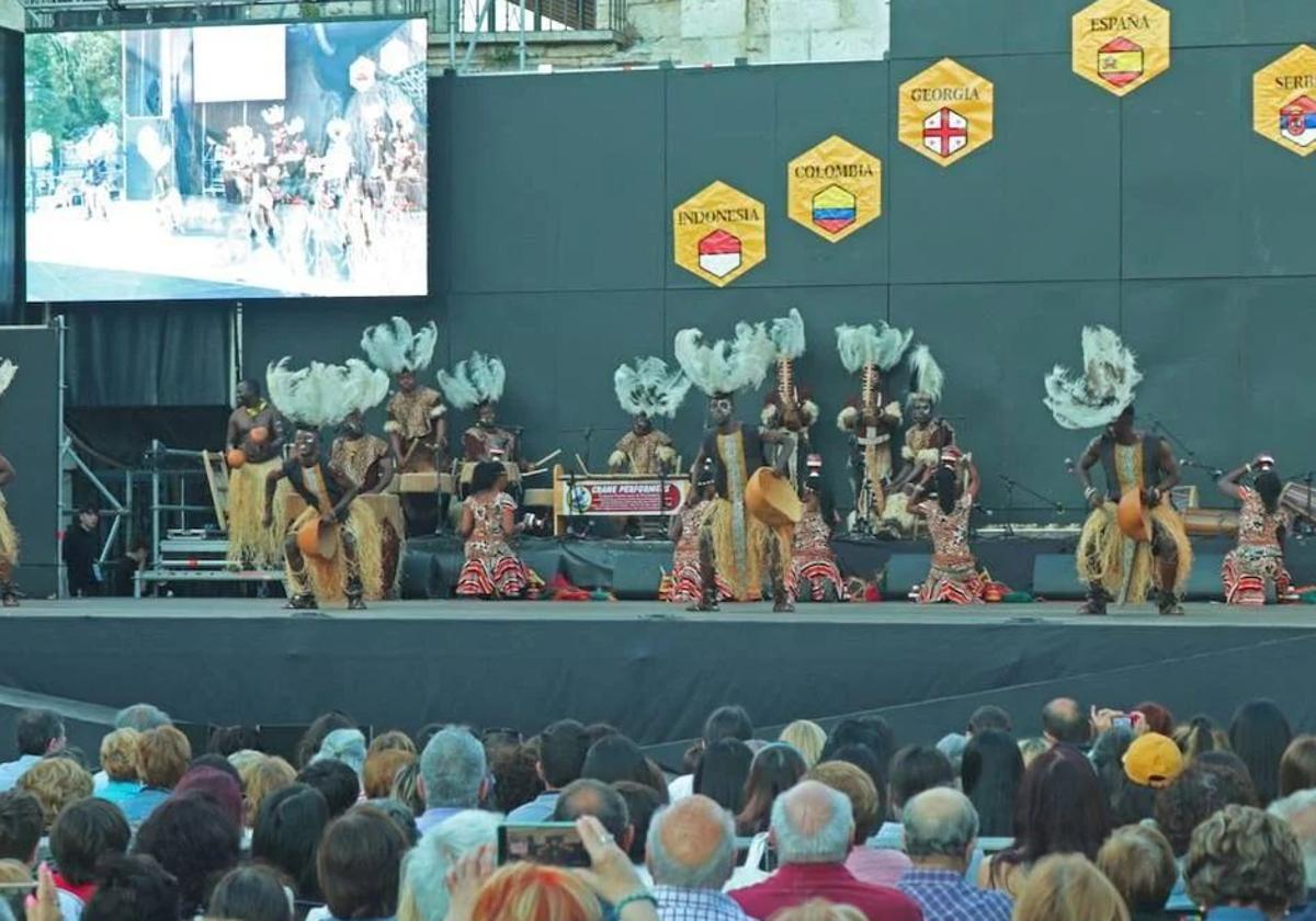 Imagen de una edición pasada del Festival Internacional de Folclore