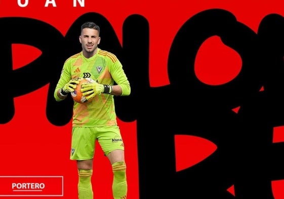 El CD Mirandés da la bienvenida a Juan Palomares