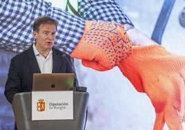 El presidente de la Diputación Provincial de Burgos, Borja Suárez.