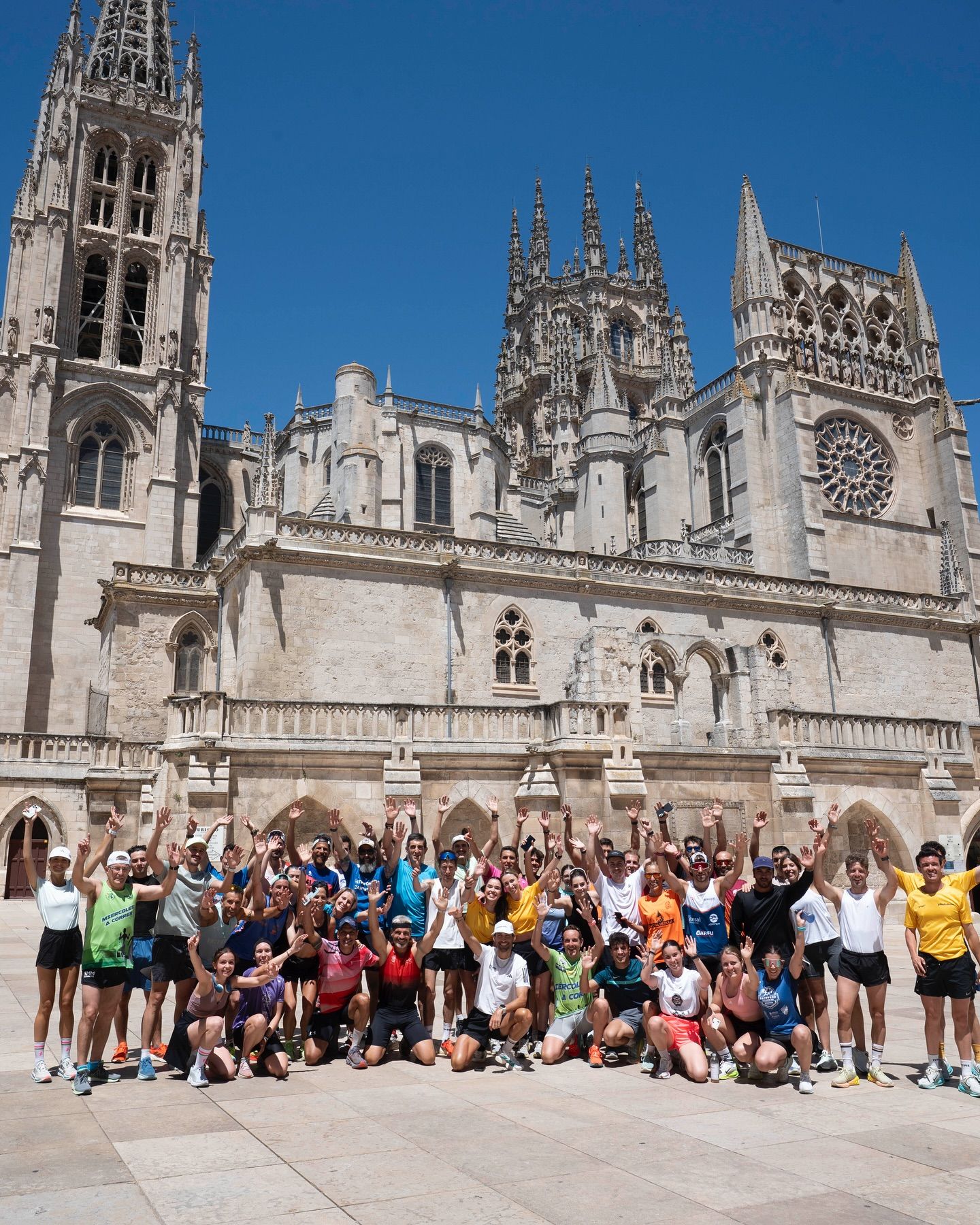 Burgaleses y Sergio Turull en la catedral de Burgos