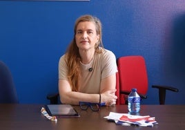 Marta Cossio Rodríguez en la sede de ABUDAH.