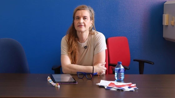 Marta Cossio Rodríguez en la sede de ABUDAH.