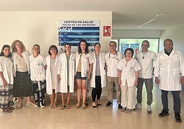 Profesionales del centro de salud de Salas de los Infantes. .