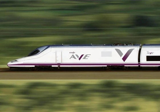 Imagen de archivo de un tren de Alta Velocidad.
