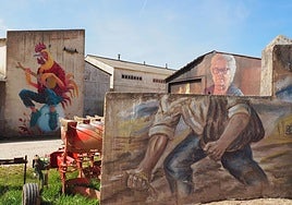 Murales de Villangómez, en Burgos.