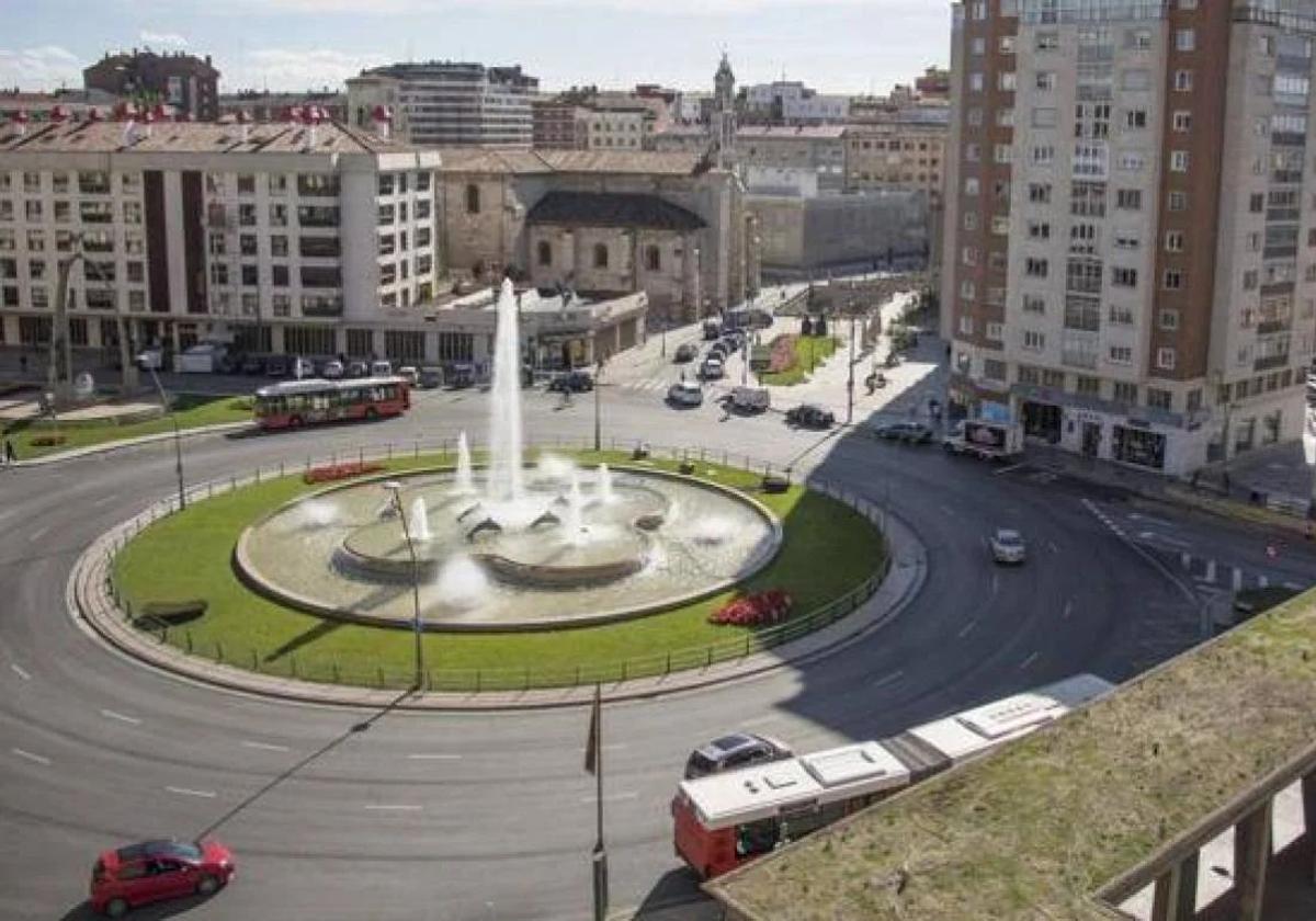 Plaza de España en Burgos.